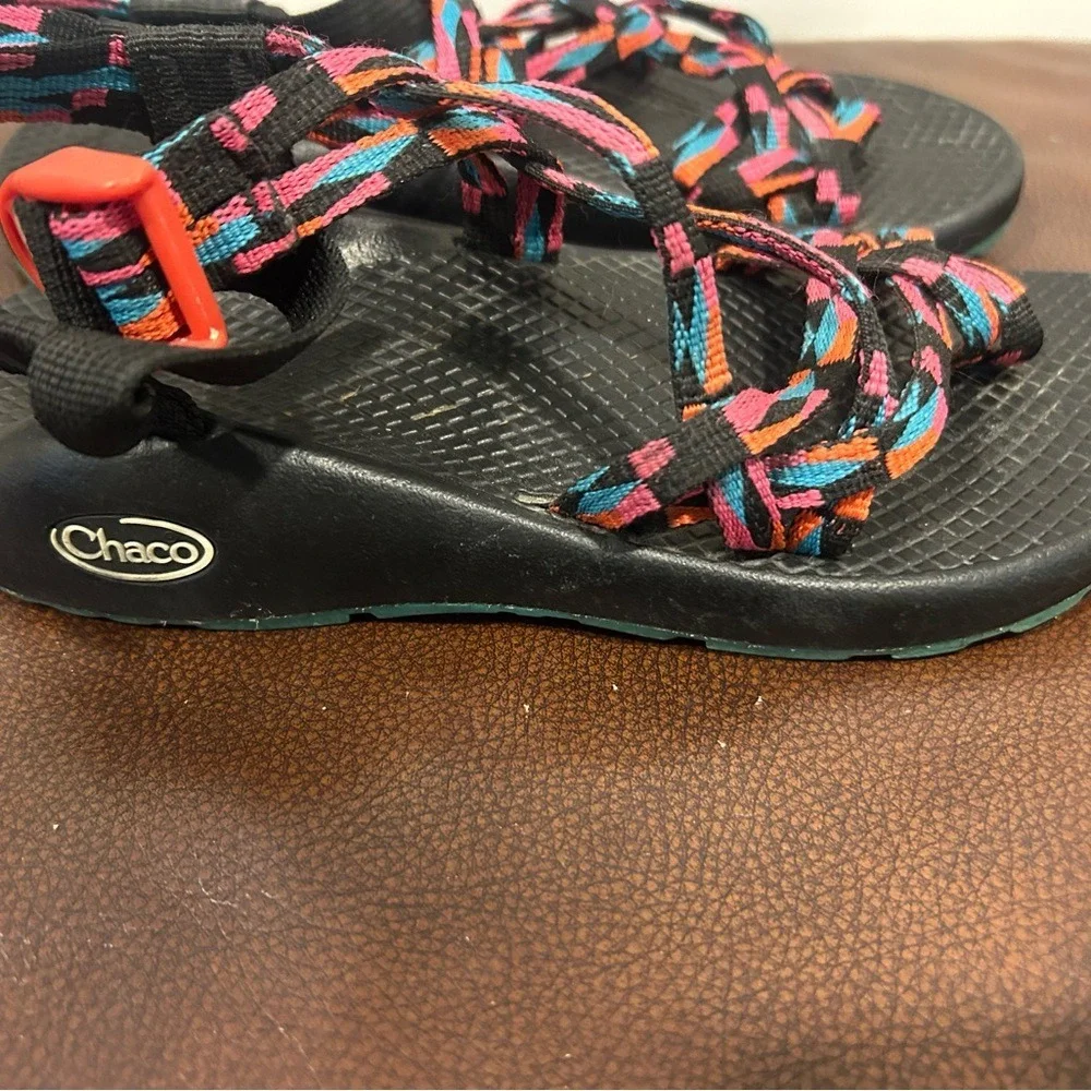 Chaco Kids‎ Sandals with Black and Multicolor Straps